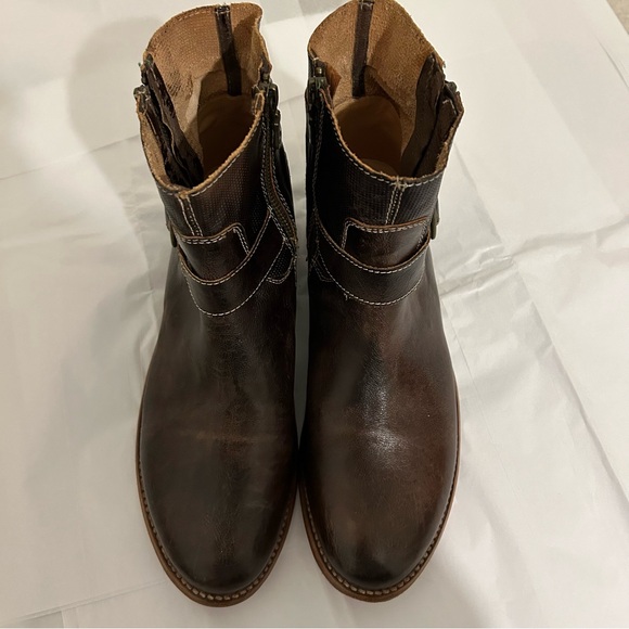 BED STU Becca Lux Leather Ankle Boots - Picture 3 of 15